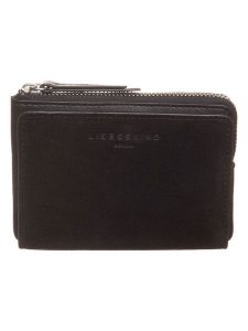 LIEBESKIND BERLIN Skórzany portfel w kolorze czarnym - 13 x 9 x 2 cm rozmiar: onesize. Czarne portfele Liebeskind Berlin, bez wzorów, z materiału. Za 237,17 zł.