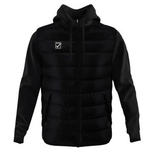 Givova Giubbotto Superior - rozmiar S. Niebieskie kurtki Givova, na zimę, s, bez wzorów, z puchu, z kapturem. Za 303,99 zł.