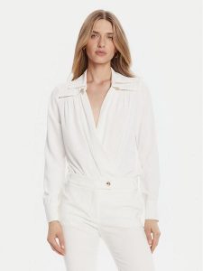 Rinascimento Body CFC0126182003 Biały Regular Fit. Białe body i gorsety Rinascimento, bez wzorów, z syntetyku. Za 389,99 zł.