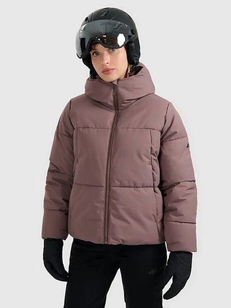 4F Kurtka narciarska w kolorze jasnoróżowym rozmiar: M. Różowe kurtki sportowe 4f, m, bez wzorów, bez kaptura, narciarskie. Za 309,65 zł.