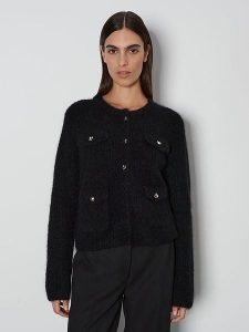 Someday Kardigan w kolorze czarnym rozmiar: 40. Czarne kardigany someday., z wełny. Za 252,99 zł.