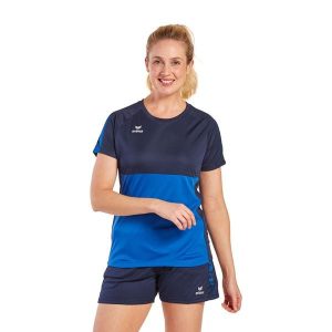 Damska koszulka Erima Six Wings. Niebieskie bluzki Erima, xs, bez wzorów, sportowe, bez kołnierzyka, bez ramiączek. Za 166,00 zł.