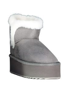 Geographical Norway Botki zimowe "Oslo" w kolorze szarym rozmiar: 37. Szare botki Geographical Norway, na zimę, bez wzorów, z materiału, bez obcasa, na platformie, bez zapięcia. Za 86,99 zł.