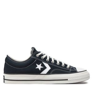 Trampki Converse. Czarne trampki Converse, bez wzorów, bez zapięcia. Za 249,99 zł.