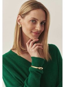 TATUUM Kolczyki w kolorze złotym rozmiar: onesize. Żółte kolczyki Tatuum, metalowe. Za 39,99 zł.