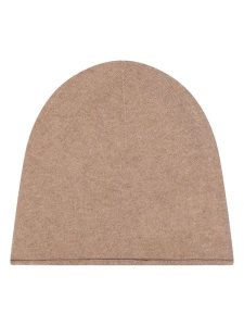 AUTHENTIC CASHMERE Kaszmirowa czapka "Pinier" w kolorze beżowym rozmiar: onesize. Brązowe czapki AUTHENTIC CASHMERE, bez wzorów, z kaszmiru. Za 130,99 zł.