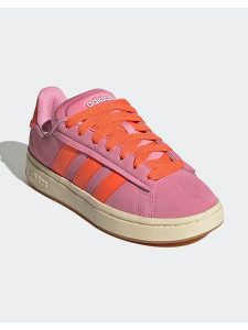 Adidas Skórzane sneakersy "Grand Court Alpha 00s" w kolorze różowym rozmiar: 39. Różowe trampki ADIDAS, bez wzorów, bez zapięcia. Za 266,03 zł.