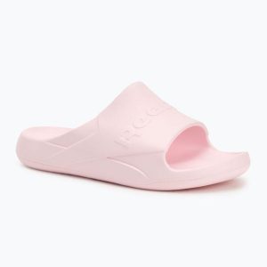 Klapki damskie Reebok Clean. Czerwone klapki Reebok, bez wzorów, z gumy, bez obcasa. Za 79,99 zł.