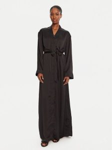 Guess Szlafrok O5BX06 WH9C2 Czarny. Czarne szlafroki Guess, xl, z aplikacjami, z syntetyku, bez kaptura. Za 359,99 zł.