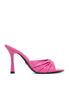 Juicy Couture Klapki EO-LS955554-9 Różowy. Czerwone klapki Juicy Couture, bez wzorów, z syntetyku, bez obcasa. Za 249,99 zł.