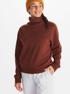 Marmot Bluza "Rowan" w kolorze brązowym rozmiar: XS. Brązowe bluzy Marmot, s, bez wzorów, z bawełny, bez kaptura. Za 136,13 zł.