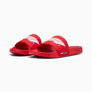 Klapki unisex Puma F1 LEADCAT 2.0 LOGO czerwone 30884602 r 46. Czerwone klapki Puma, bez wzorów, z materiału, bez obcasa. Za 181,34 zł.