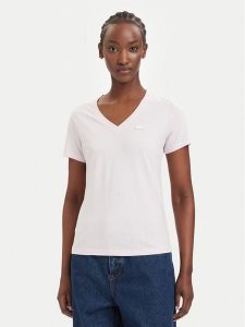 HUGO T-Shirt Classic 50513667 Różowy jasny Slim Fit. Czerwone t-shirty Hugo, xs, bez wzorów, z bawełny, bez kołnierzyka, bez ramiączek. Za 199,99 zł.