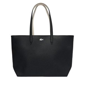 Torebka Lacoste. Szare shopper bag Lacoste, bez wzorów, bez dodatków. Za 599,99 zł.