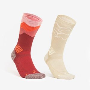 Skarpety turystyczne Quechua Hike 500 długie Limit. x 2 pary. Skarpetki QUECHUA, bez wzorów, z elastanu. Za 79,98 zł.