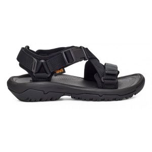 Sandały damskie Teva Hurricane Verge. Czarne buty trekkingowe Teva, bez zapięcia. Za 287,99 zł.