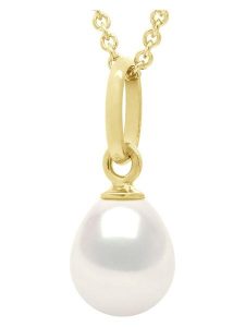 ATELIERS SAINT GERMAIN Złota zawieszka z perłą rozmiar: onesize. Żółte zawieszki ATELIERS SAINT GERMAIN, z perłą, pozłacane. Za 239,99 zł.