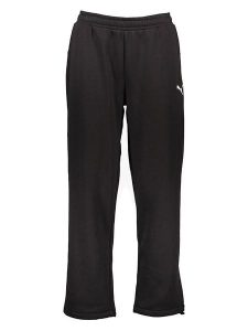 Puma Spodnie dresowe "Motion" w kolorze czarnym rozmiar: XL. Czarne spodnie dresowe Puma, xl, bez wzorów, z dresówki. Za 144,92 zł.