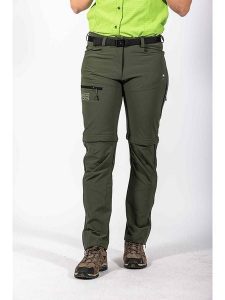 Maul Sport Spodnie funkcyjne Zipp-Off "Oakville 2XT" w kolorze zielonym rozmiar: 18. Zielone spodnie dresowe Maul Sport, bez wzorów, z tkaniny, outdoorowe. Za 260,99 zł.