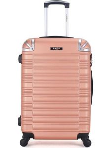 BlueStar Walizka "Lima" w kolorze różowozłotym - 47 x 75 x 29 cm rozmiar: onesize. Różowe walizki BlueStar, bez wzorów, z materiału. Za 295,99 zł.