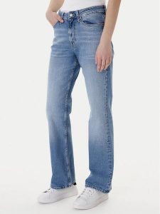 Tommy Jeans Jeansy Cleo DW0DW22421 Niebieski Bootcut Fit. Niebieskie jeansy Tommy Jeans, bez wzorów, z bawełny. Za 449,99 zł.