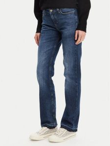 Guess Jeansy W5YA0R D5QP4 Niebieski Regular Fit. Niebieskie jeansy Guess, z aplikacjami, z bawełny. Za 369,99 zł.