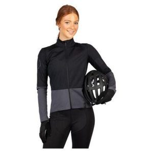 Damski jersey z długim rękawem Endura FS260 Jetstream. Czarne kurtki ENDURA, m, bez wzorów, z jersey, bez kaptura. W wyprzedaży za 370,15 zł.