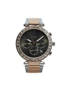 Boss Zegarek Andra 1502690 Srebrny. Szare, analogowe zegarki Boss. Za 999,99 zł.