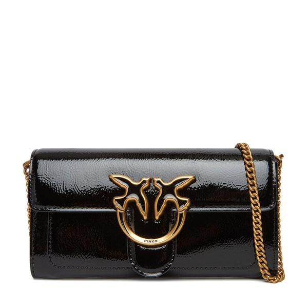 Torba PINKO. Czarne torebki klasyczne Pinko, bez wzorów, bez dodatków. Za 679,99 zł.