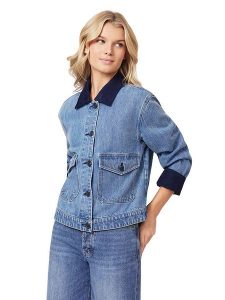 Scotch & Soda Kurtka dżinsowa w kolorze niebieskim rozmiar: S. Niebieskie kurtki Scotch & Soda, s, bez wzorów, z bawełny, bez kaptura. Za 217,99 zł.