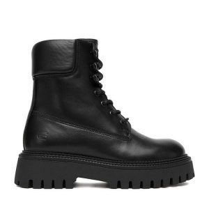 Trapery G-Star Raw. Czarne buty zimowe G-Star Raw, bez obcasa, bez zapięcia. Za 359,99 zł.