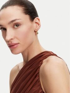 Guess Kolczyki JUBE05 187JW Złoty. Żółte kolczyki Guess, metalowe. Za 159,99 zł.
