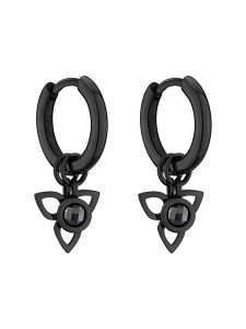 Tamaris Kolczyki-kreole rozmiar: onesize. Czarne kolczyki Tamaris, ze stali. Za 131,43 zł.