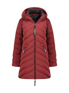 Geographical Norway Parka "Clarisal" w kolorze bordowym rozmiar: S. Czerwone płaszcze Geographical Norway, s, bez wzorów, bez kaptura. Za 303,78 zł.