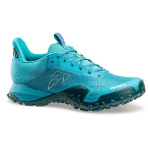 Buty trekkingowe damskie Tecnica Magma S GTX. Niebieskie buty trekkingowe TECNICA, bez zapięcia. Za 493,81 zł.