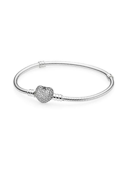 Pandora Srebrna bransoletka z cyrkoniami rozmiar: 18 cm. Szare bransoletki Pandora, z cyrkonią, srebrne. Za 303,78 zł.