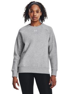 Under Armour Bluza w kolorze szarym rozmiar: M. Szare bluzy Under Armour, m, bez wzorów, bez kaptura. Za 127,95 zł.