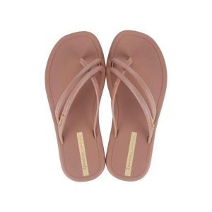 Japonki damskie Ipanema Meu Sol Thong Fem. Czerwone klapki Ipanema, bez wzorów, z materiału, bez obcasa. Za 62,99 zł.