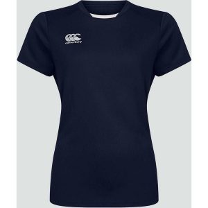 Koszulka damska Canterbury Club Dry. Niebieskie bluzki CANTERBURY, bez wzorów, sportowe, bez kołnierzyka, bez ramiączek. Za 213,00 zł.