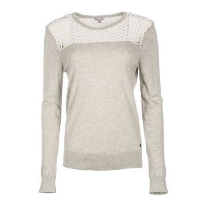 Mustang Sweter Damski S Szary. Swetry klasyczne marki Mustang. W wyprzedaży za 209,00 zł.