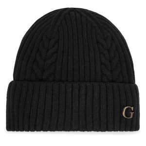 Czapka Guess. Czarne czapki Guess, z aplikacjami. Za 149,99 zł.