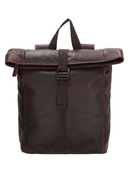 HIDE & STITCHES Skórzany plecak "Japura" w kolorze ciemnobrązowym - 24 x 33 x 10 cm rozmiar: onesize. Brązowe plecaki HIDE & STITCHES. Za 270,39 zł.