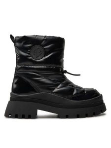 Aldo Botki Frostine 13838645 Czarny. Czarne botki ALDO, bez wzorów, z materiału, bez obcasa, na płaskiej podeszwie, bez zapięcia. Za 299,99 zł.