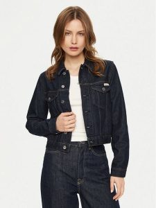 Calvin Klein Jeans Kurtka jeansowa 90's J20J225066 Granatowy Regular Fit. Niebieskie kurtki Calvin Klein Jeans, s, bez wzorów, z bawełny, bez kaptura. Za 259,99 zł.