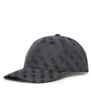 Czapka z daszkiem Guess. Szare czapki Guess, z aplikacjami. Za 144,99 zł.