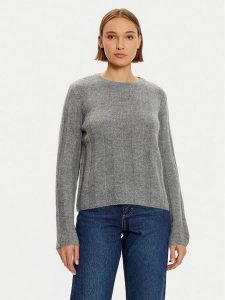 Mustang Sweter Lilly 1015414 Szary Regular Fit. Szare swetry klasyczne Mustang, l, z syntetyku, bez kołnierzyka. Za 209,99 zł.
