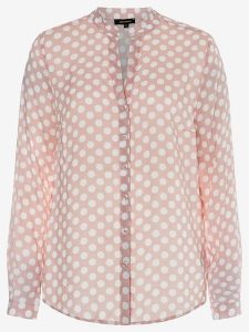 More & More Bluzka w kolorze jasnoróżowo-białym rozmiar: 34. Różowe bluzki More & More, bez wzorów, z wiskozy, bez kołnierzyka, bez ramiączek. Za 79,21 zł.