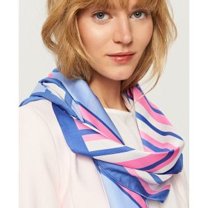 Apaszka w paski - Niebieski. Apaszki i chusty marki Reserved. Za 39,99 zł.