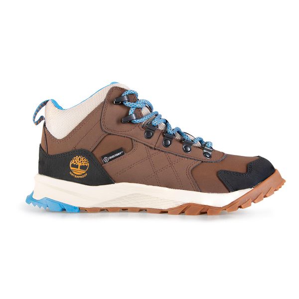 Buty trekkingowe Damskie Timberland Lincoln Peak Mid naturalna skóra. Brązowe buty trekkingowe Timberland, ze skóry, bez zapięcia. W wyprzedaży za 579,99 zł.