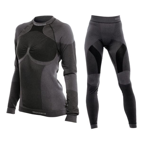 Komplet damskiej bielizny termoaktywnej Blizzard W2W Essential. Szare komplety bielizny BLIZZARD, bez wzorów. W wyprzedaży za 239,90 zł.